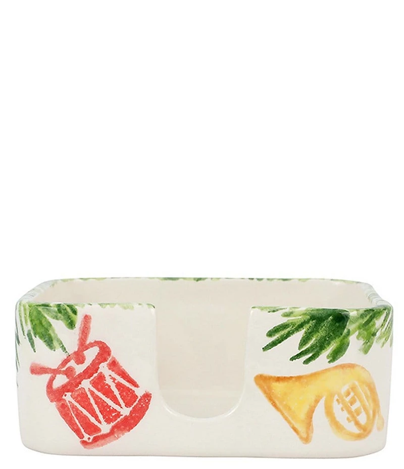 VIETRI Nutcrackers Cocktail Napkin Holder