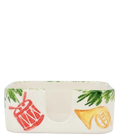 VIETRI Nutcrackers Cocktail Napkin Holder