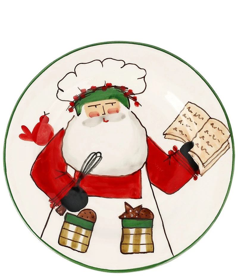 VIETRI Old St. Nick 2025 Limited Edition Salad Plate