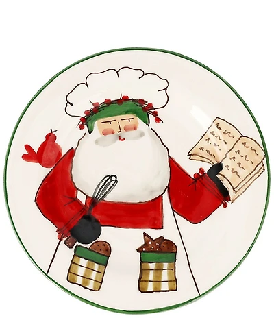 VIETRI Old St. Nick 2025 Limited Edition Salad Plate