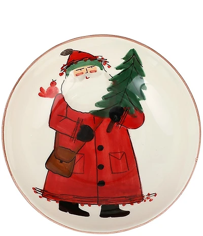 Vietri Old St. Nick Medium Serving Bowl