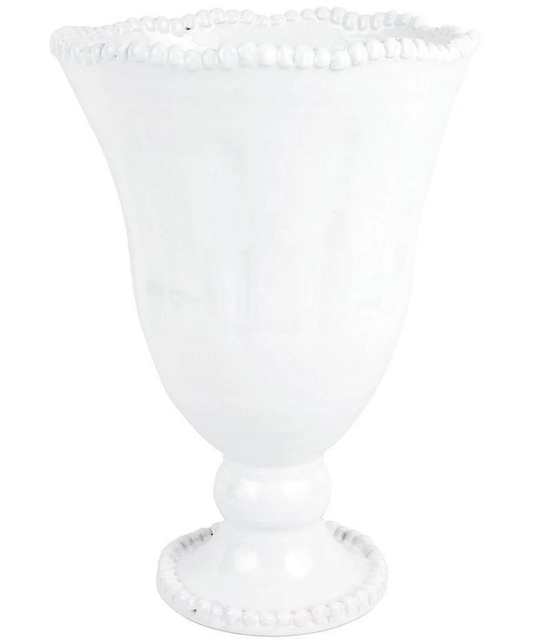 VIETRI Perline Tall Footed Cachepot