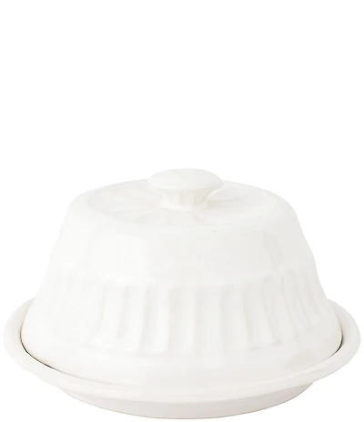 VIETRI Pietra Serena Butter Dish