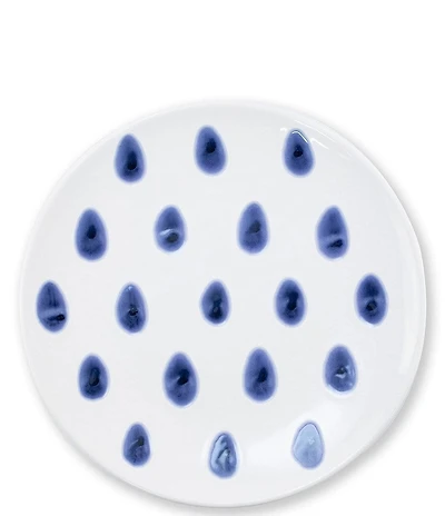 VIETRI Santorini Dot Salad Plate