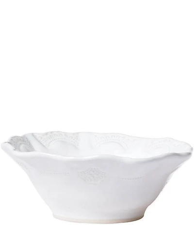 VIETRI Incanto Stone White Lace Cereal Bowl
