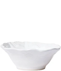 VIETRI Incanto Stone White Lace Cereal Bowl