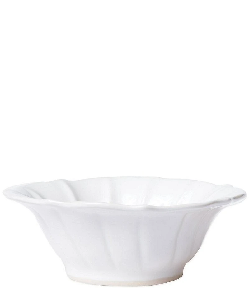 VIETRI Incanto Stone Ruffle Cereal Bowl