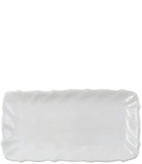 VIETRI Incanto Stone Ruffle Rectangular Tray