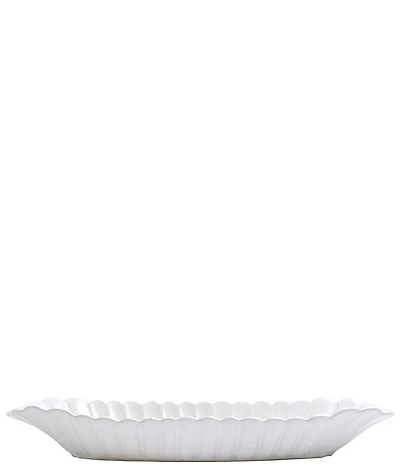 VIETRI Incanto Stone Scallop Bread Server