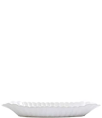 VIETRI Incanto Stone Scallop Bread Server