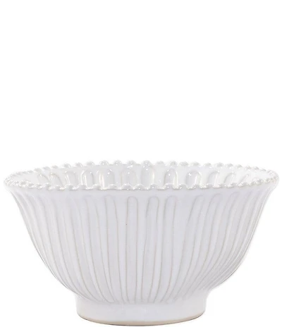 VIETRI Incanto Stone Stripe Small Serving Bowl