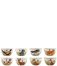 VIETRI Wildlife Assorted Cereal Bowls, Set of 8