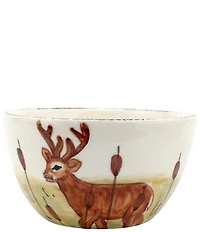 VIETRI Wildlife Deer Cereal Bowl