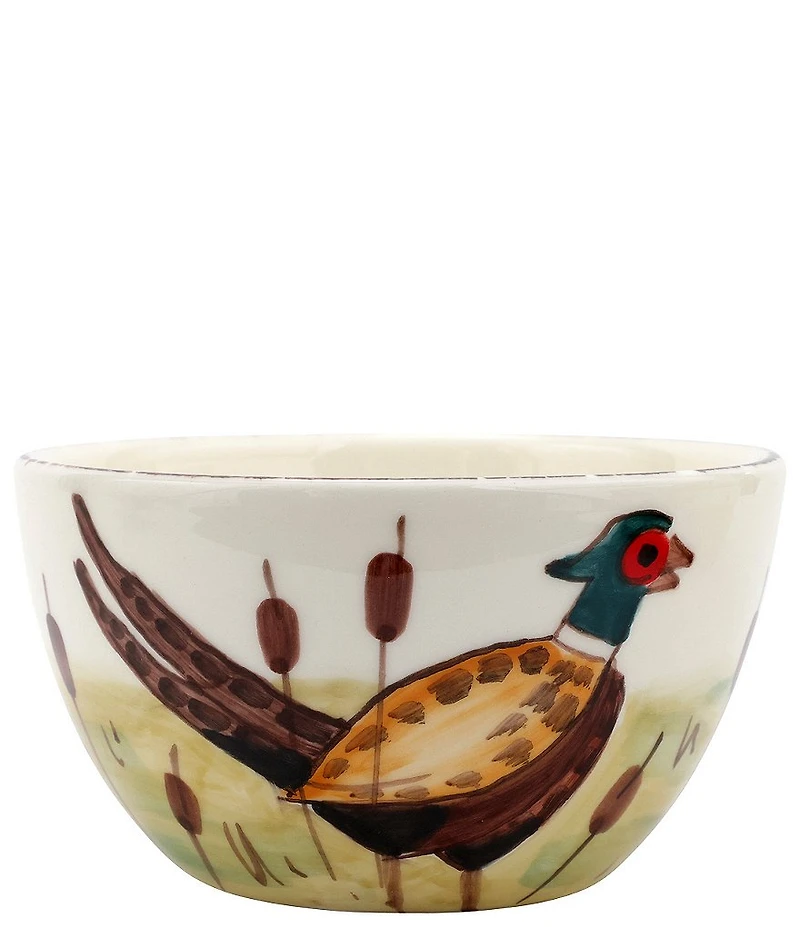 VIETRI Wildlife Pheasant Cereal Bowl