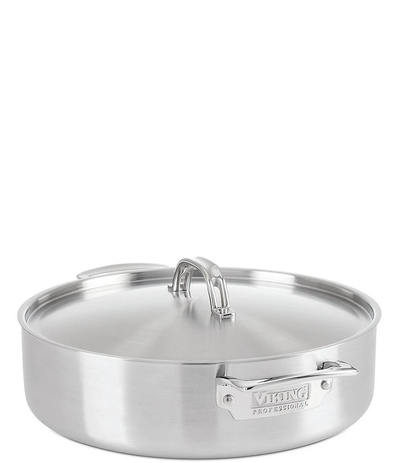 Viking Professional 5-Ply 6.4-Quart Covered Casserole Pan