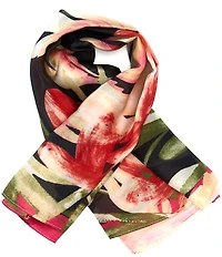 Vince Camuto Brush Floral Square Scarf