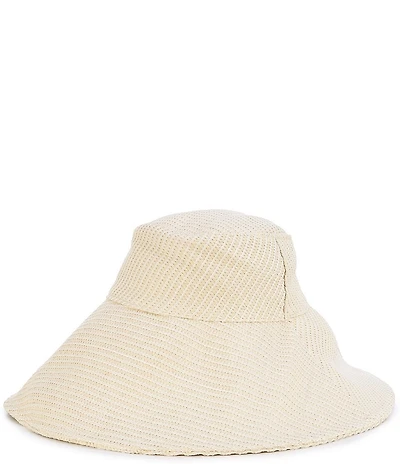 Vince Camuto Packable Down Brim Straw Floppy Hat