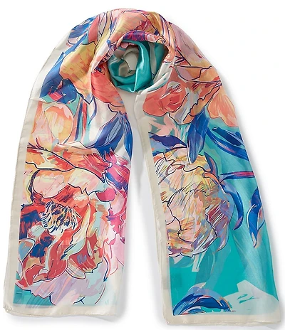 Vince Camuto Peony Oblong Scarf