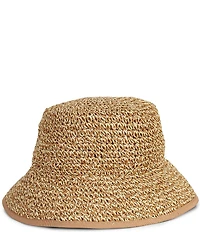 Vince Camuto Two Tone Crochet Bucket Hat