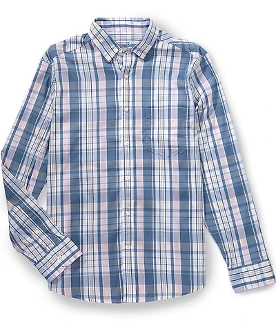 Vineyard Vines Beachcomber Plaid Performance Sundown Long Sleeve Woven Shirt