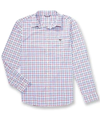 Vineyard Vines Bomb Pop Americana Featherweight Woven Plaid Performance Shirt