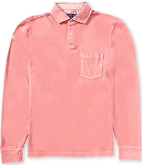 Vineyard Vines Garment-Dye Pique Long Sleeve Polo Shirt