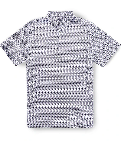 Vineyard Vines Sankaty Performance Cocktail Print Short Sleeve Polo Shirt