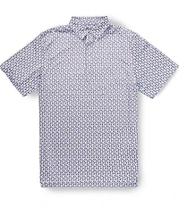 Vineyard Vines Sankaty Performance Cocktail Print Short Sleeve Polo Shirt