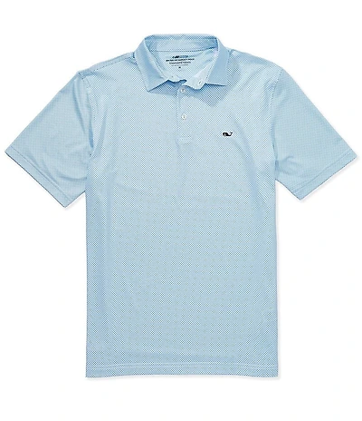Vineyard Vines Micro Whale Performance Short Sleeve Polo Shirt