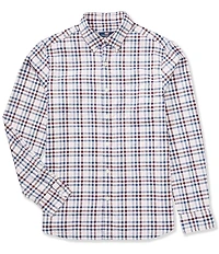 Vineyard Vines Monomoy Tattersall Oxford Long Sleeve Woven Shirt