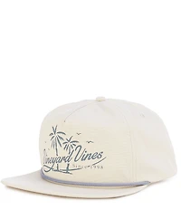 Vineyard Vines Palm Tree Scenic Flat Brim Hat
