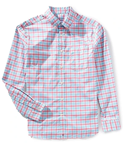 Vineyard Vines Performance Stretch Bellamy Plaid Long Sleeve Woven Shirt