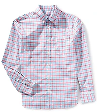 Vineyard Vines Performance Stretch Bellamy Plaid Long Sleeve Woven Shirt