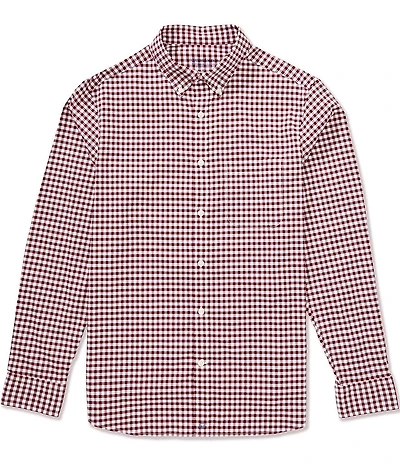 Vineyard Vines Performance Stretch Skysail Gingham Long Sleeve Woven Shirt