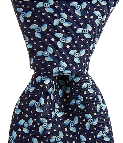 Vineyard Vines Propellers 3#double; Narrow Silk Tie