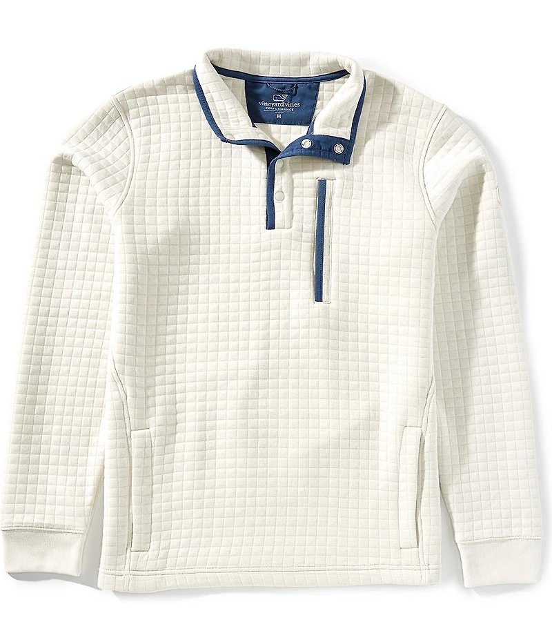 Vineyard Vines Quilted Navigator Quarter-Snap Pullover