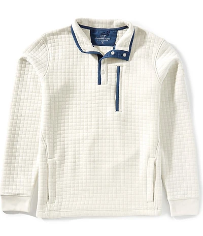Vineyard Vines Quilted Navigator Quarter-Snap Pullover