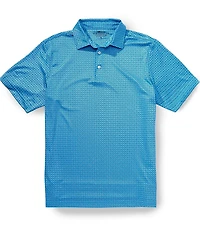 Vineyard Vines Sankaty Performance Golf Club Print Short Sleeve Polo Shirt