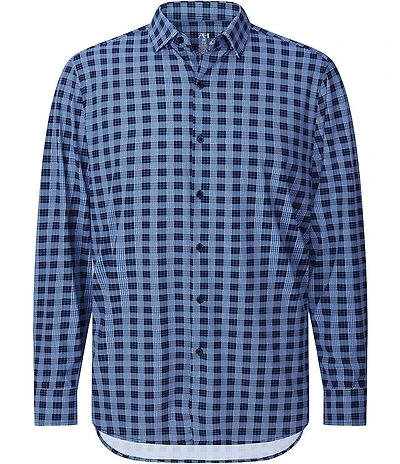 Visconti Big & Tall Performance Stretch Long Sleeve Woven Shirt