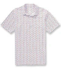 Visconti Drinks Print Short Sleeve Polo Shirt