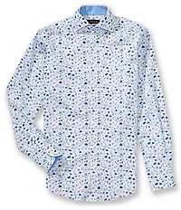 Visconti Floral Print Long Sleeve Woven Shirt