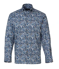 Visconti Floral Print Long Sleeve Woven Shirt