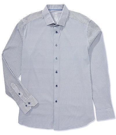 Visconti Gingham Performance Stretch Long Sleeve Woven Shirt