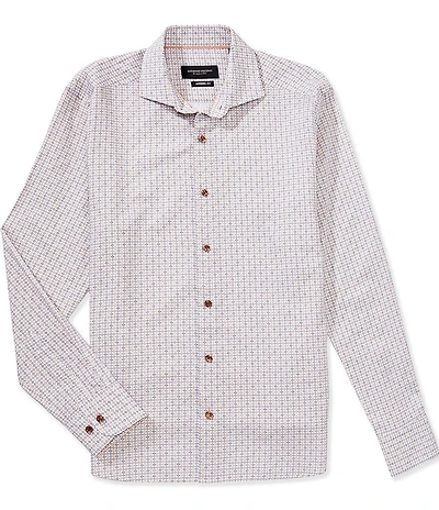 Visconti Mini Geo Print Long Sleeve Woven Shirt
