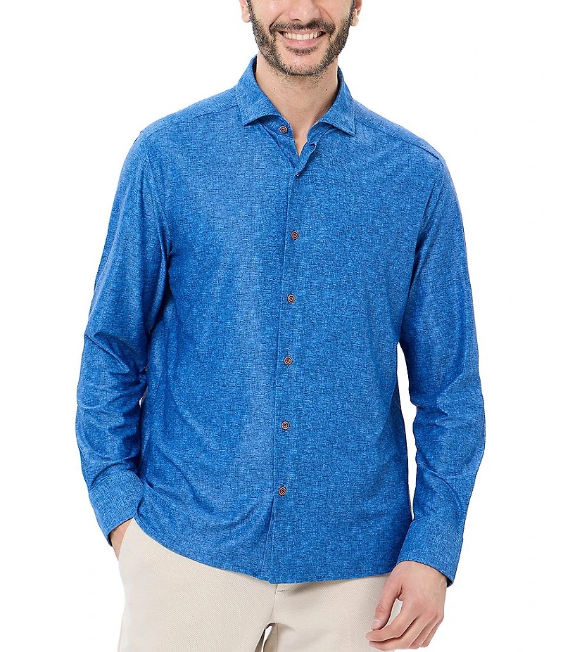 Visconti Printed Long Sleeve Woven Shirt
