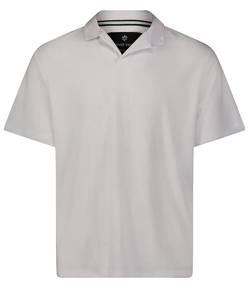 Visconti Terry Cloth Short Sleeve Polo Shirt