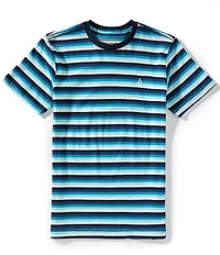Volcom Big Boys Short Sleeve Level Stone Stripe T-Shirt