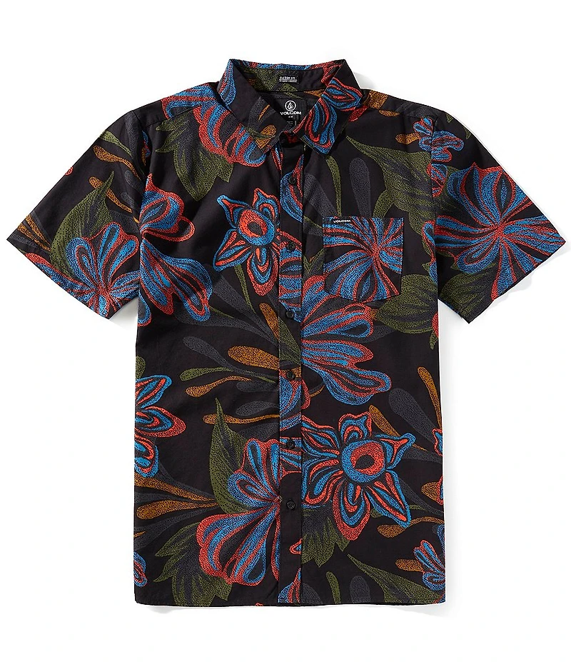 Volcom Rendezvous Floral Short Sleeve Woven Shirt