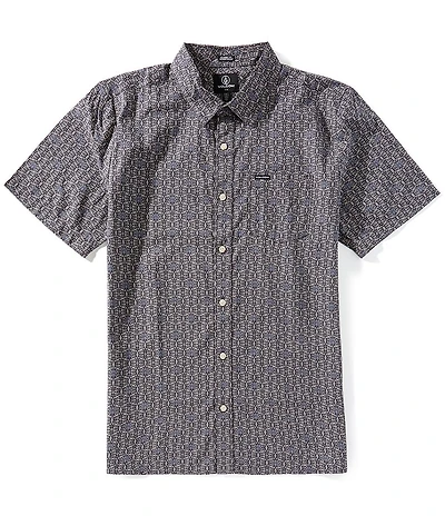 Volcom Scaler Stone Short Sleeve Printed Woven Shirt