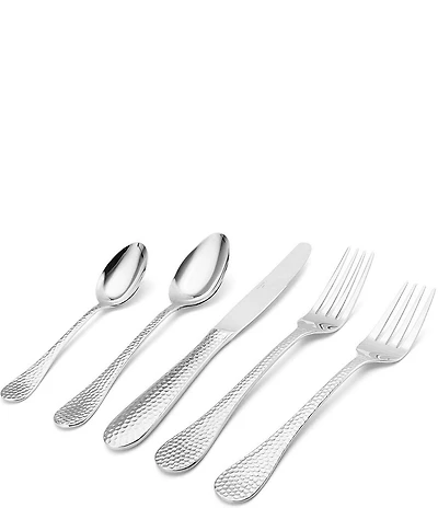 Wallace Silversmiths Brooklyn 20-Piece Stainless Steel Flatware Set